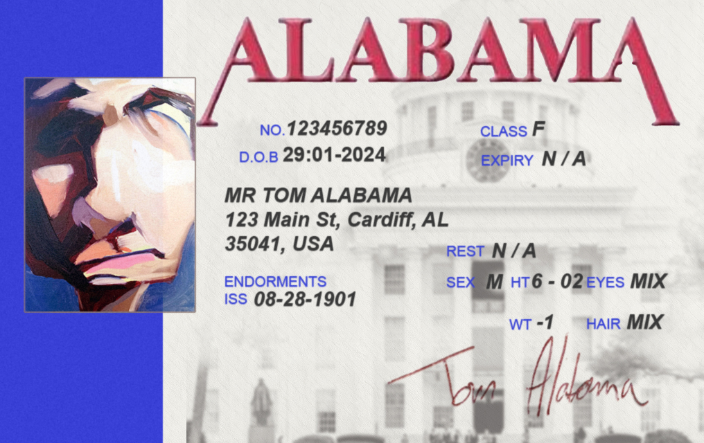 Alabama driver license